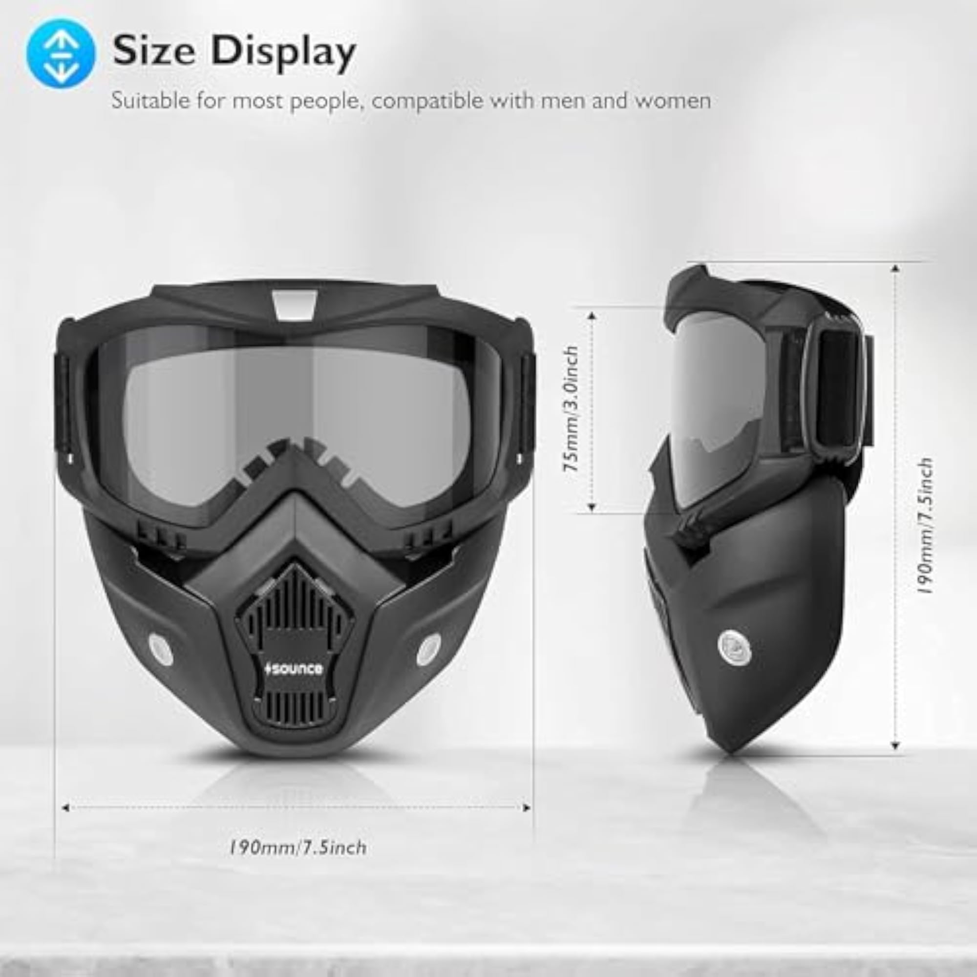 Anti Scratch Goggle Bike Ask, UV Protective Eyewear